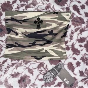 Chrome Hearts Camouflage Crop Top
